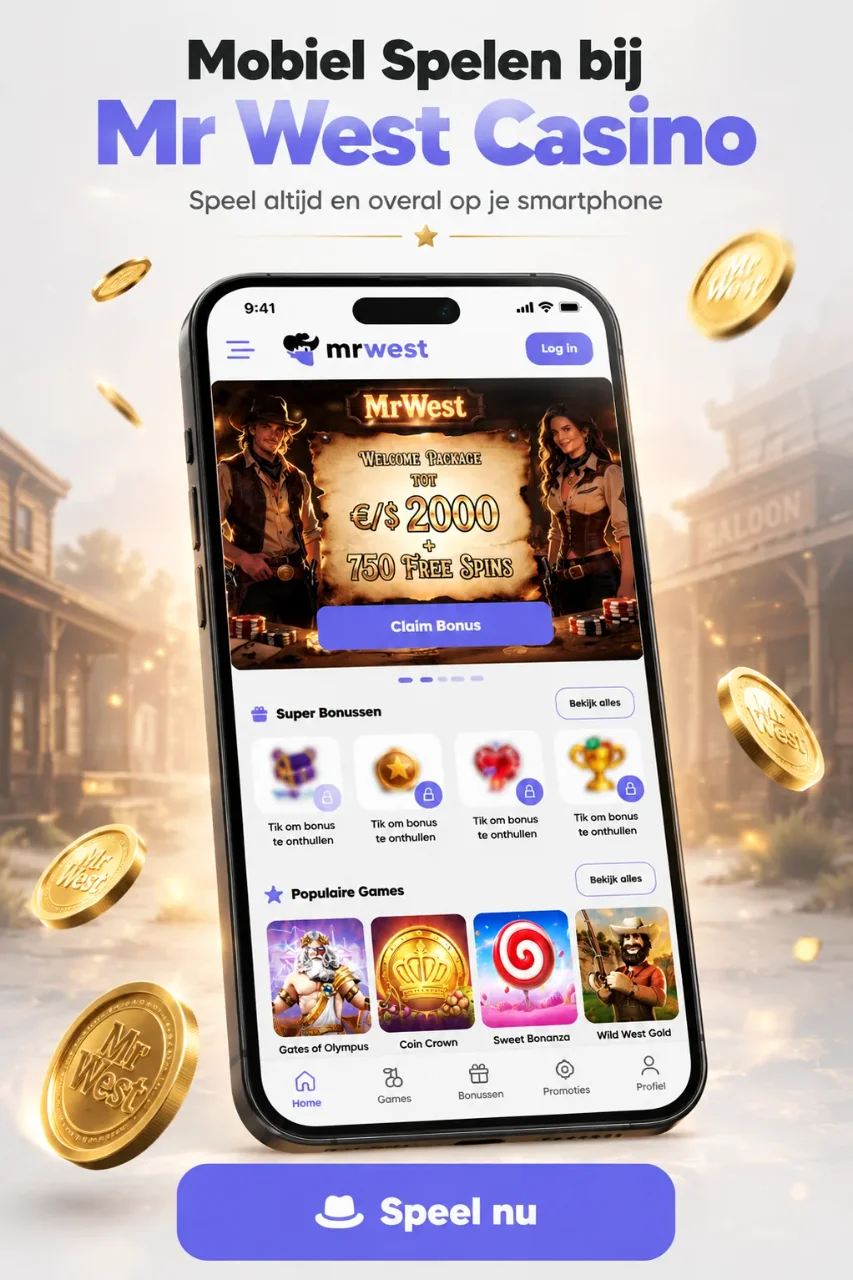 Mr West Casino App – Speel Overal op Je Mobiel